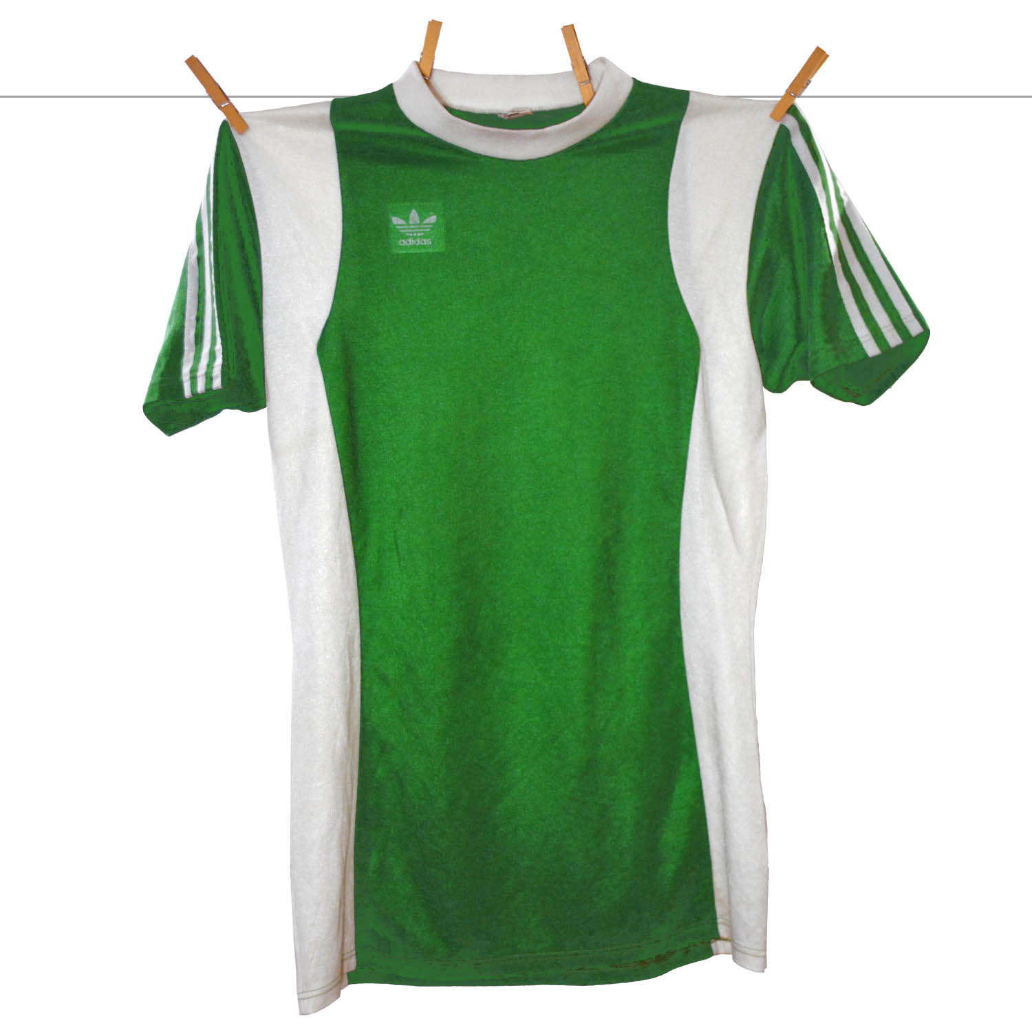 1977 - 1978, Matchworn Adidas Erima Feyenoord uitshirt, Groen