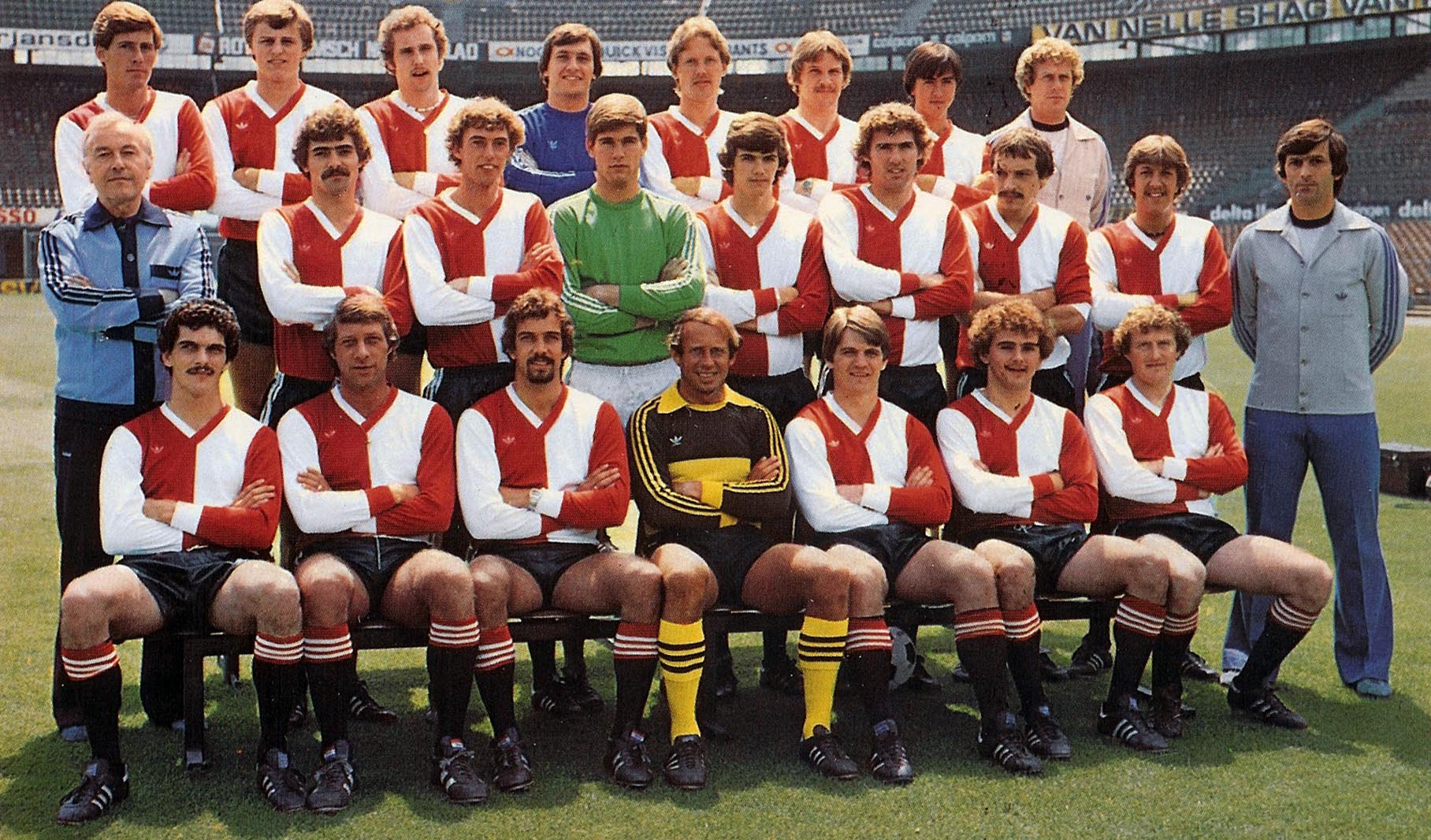 Feyenoord elftalfoto 1978 - 1979
