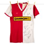 1982 - 1983, Feyenoord matchworn Gouden Gids thuisshirt, matchworn door Michel Valke