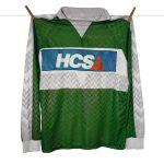 1989 - 1990 - Nr1 - Joop Hiele-HCS (patchover Opel) Feyenoord Europacup Hummel Keepersshirt