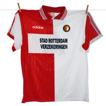 1995 - 1996, Matchworn Feyenoord European Shirt, Nr. 4 - Ronald Koeman