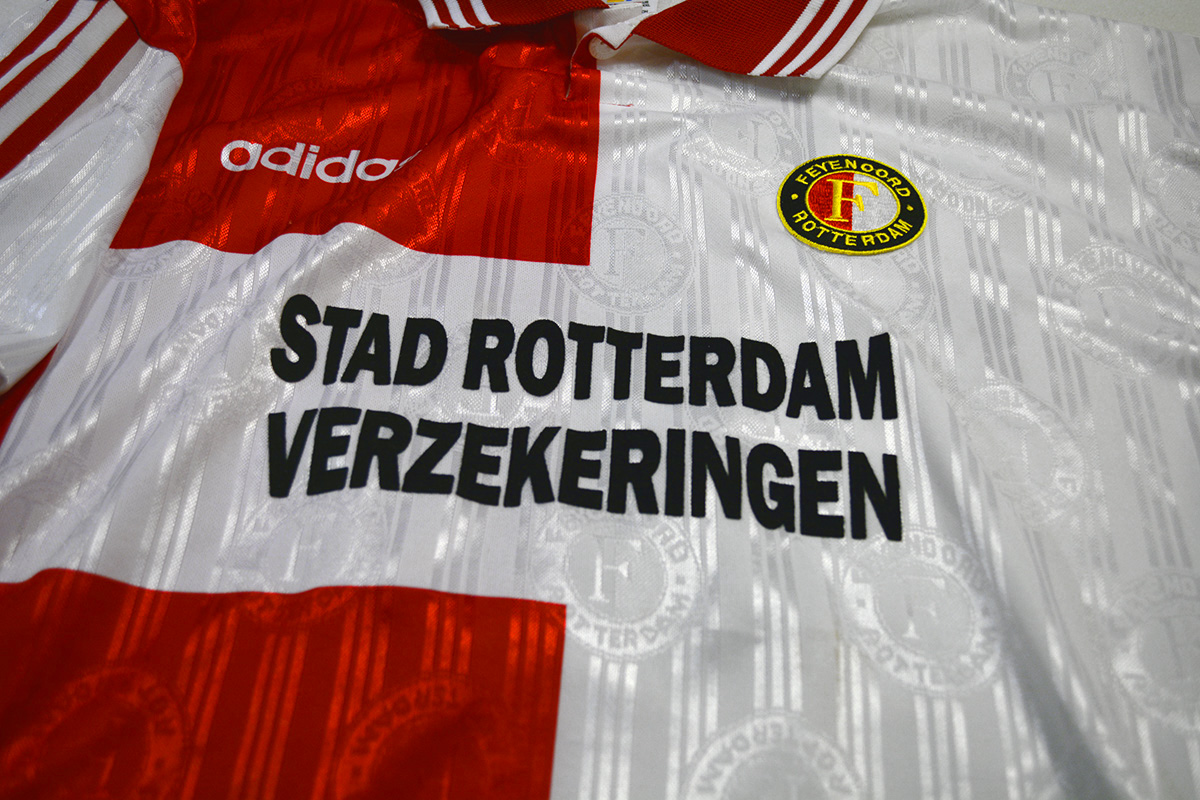 1995 - 1996, Matchworn Feyenoord European Shirt, Nr. 4 - Ronald Koeman