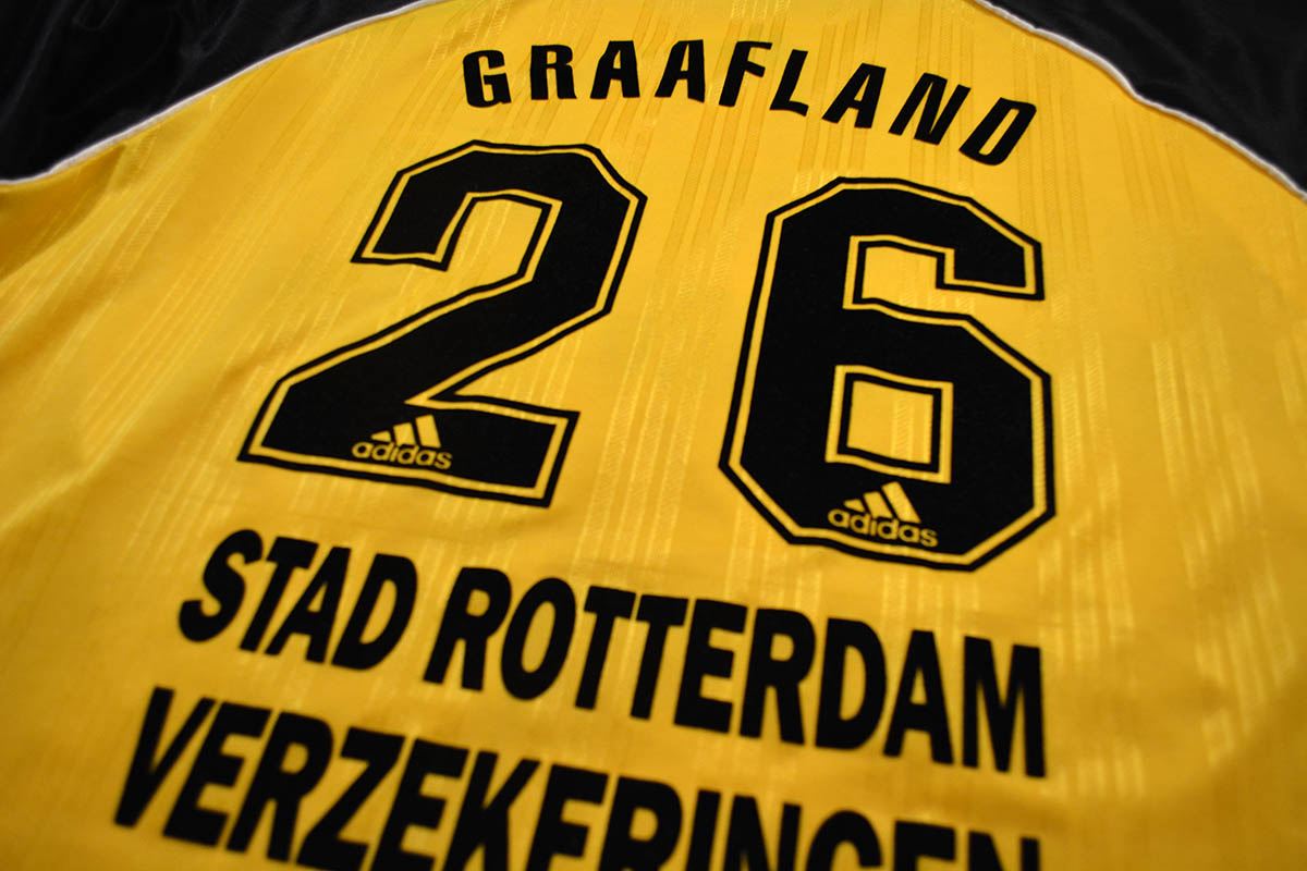 1998 - 1999, Adidas Feyenoord Matchworn Keepersshirt, Nr. 26 Ronald Graafland