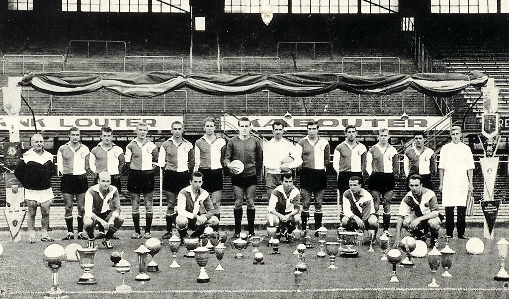 Feyenoord Elftalfoto Seizoen 1960 - 1961