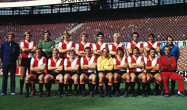 Feyenoord Elftalfoto 1976 - 1977
