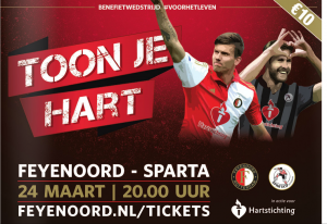 Feyenoord - Sparta - Benefiet Hartstichting