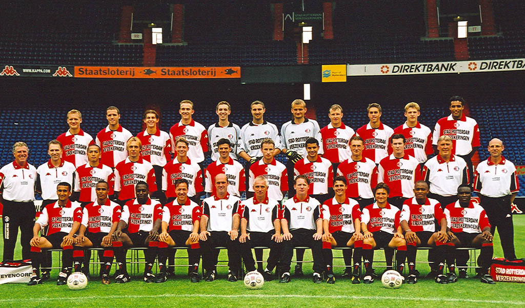 Feyenoord selectiefoto 2001 - 2002