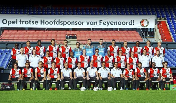 Feyenoord elftalfoto 2013 - 2014