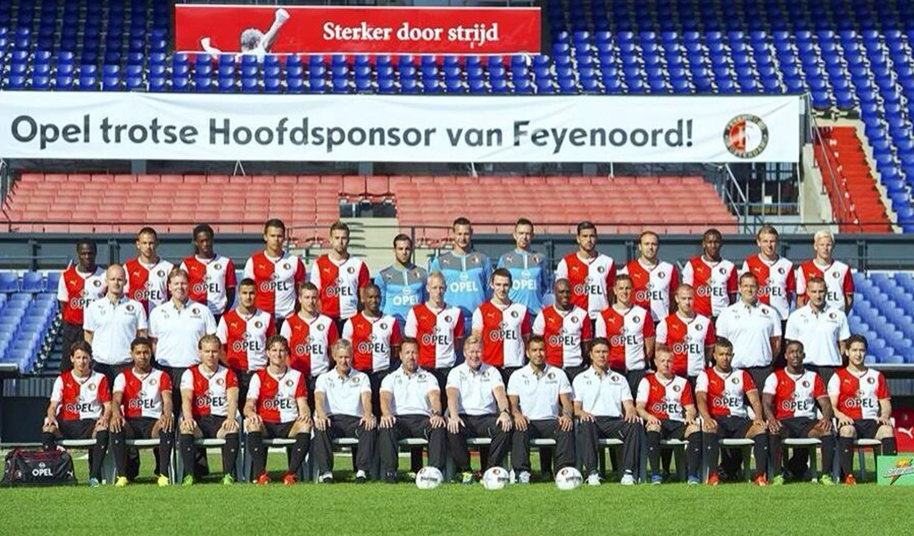 Feyenoord elftalfoto 2013 - 2014