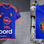 Feyenoord uitshirt 2015 - 2016, Blauw met Oranje