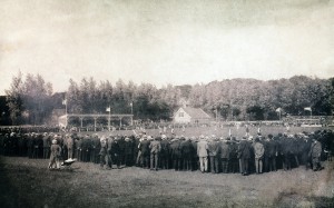 Feyenoord speelt aan de Kromme Zandweg in het jaar 1917